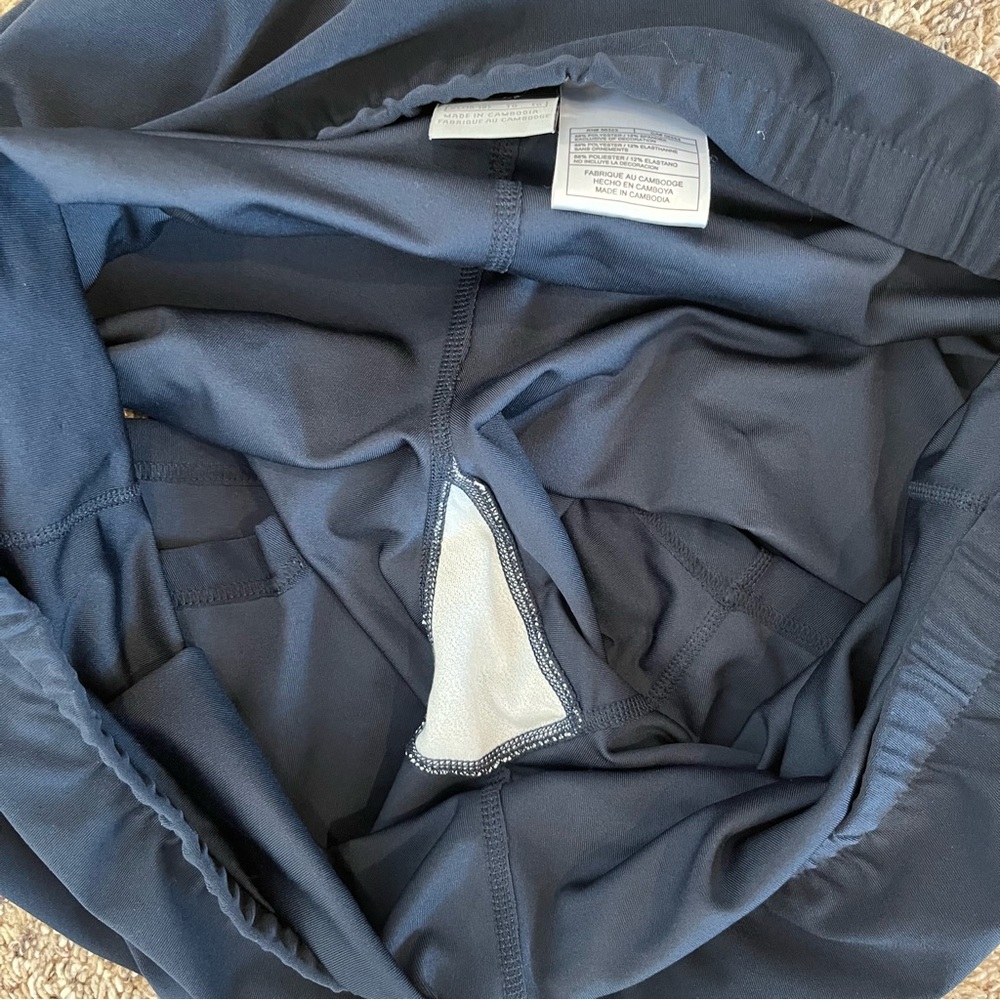 Nike Swim Skort Womens Xl Navy Blue Skirt Athletic Dri-Fit - Picture 3 of 5